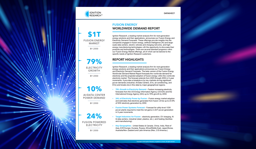 Fusion Energy Worldwide Demand Report